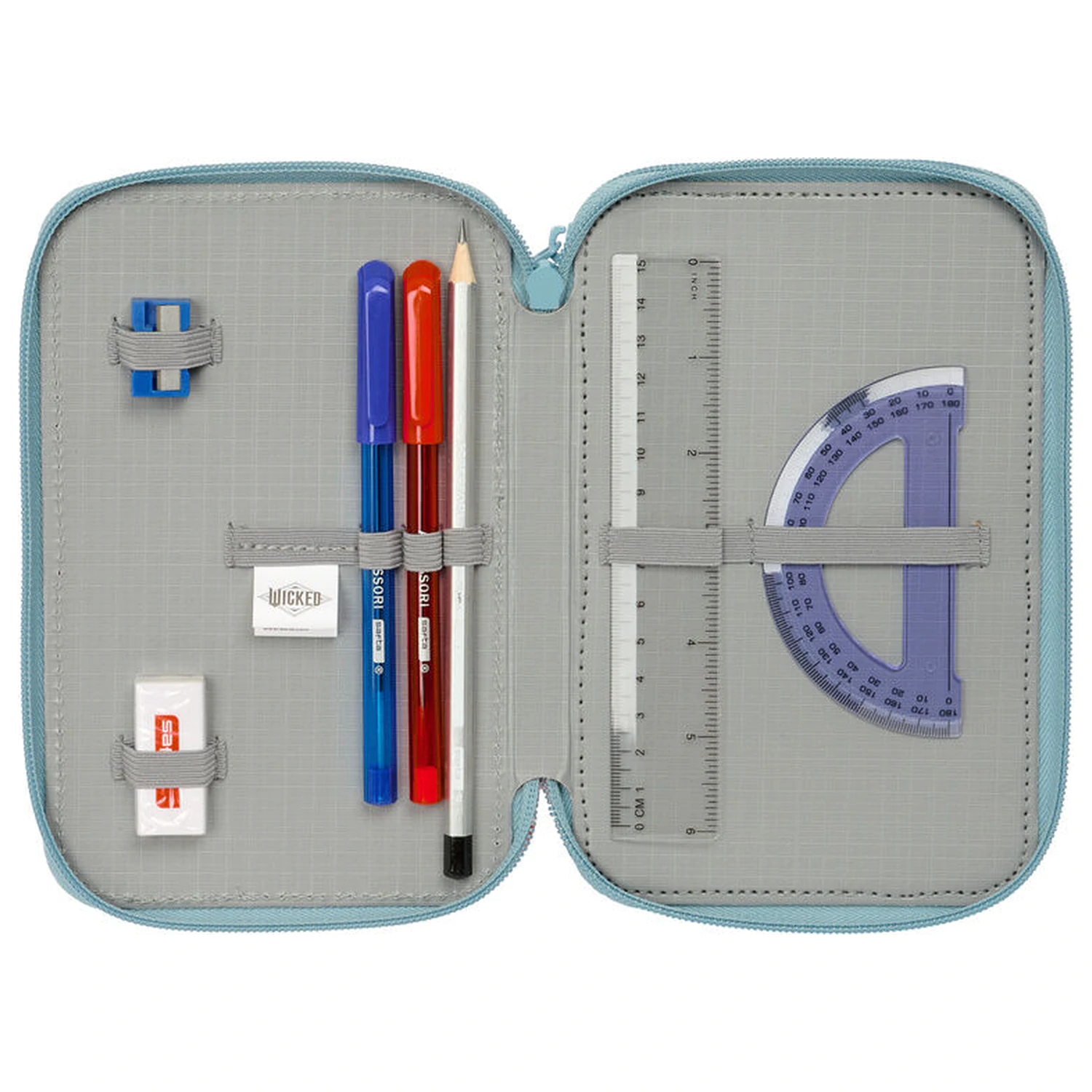 Wicked triple pencil case 37pcs product photo