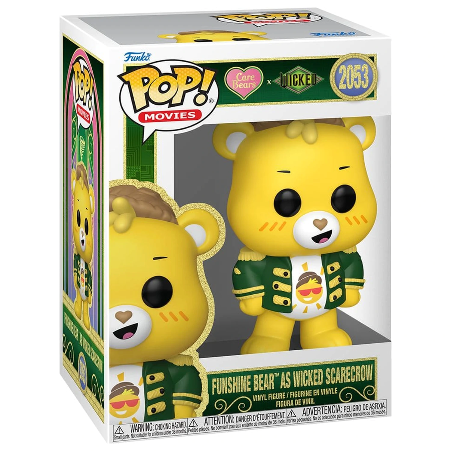 Wicked x Care Bears Funko POP! Vinyl Figure Funshine Bear Scarecrow 9 cm  product photo