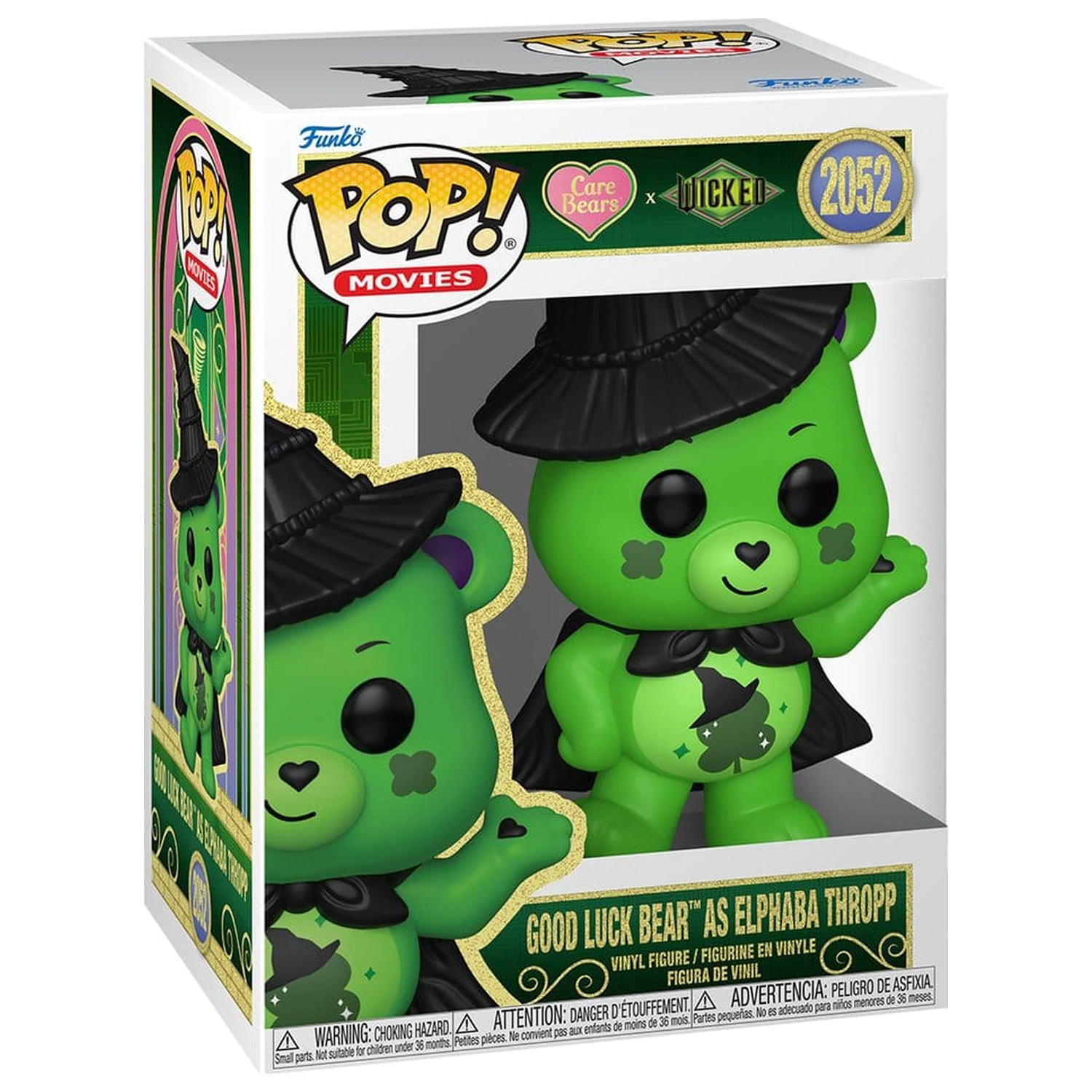 Wicked x Care Bears Funko POP! Vinyl Figure Good Luck Bear as Elphaba 9 cm  product photo