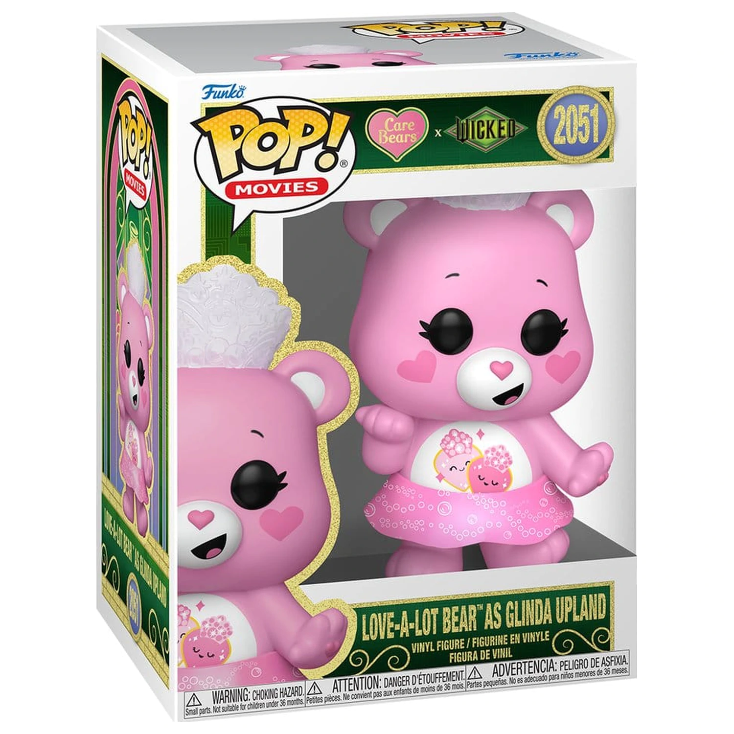 Wicked x Care Bears Funko POP! Vinyl Figure Love-A-Lot Bear as Glinda Upland 9 cm  product photo
