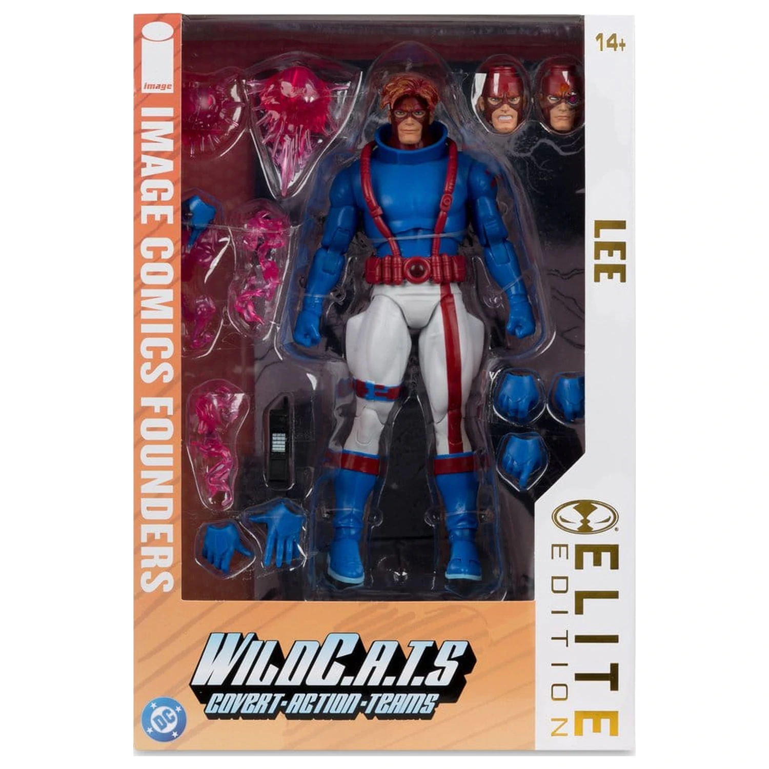 WildC.A.T.S Elite Edition Image Comic Founders Series Deluxe Action Figure Spartan 19 cm product photo