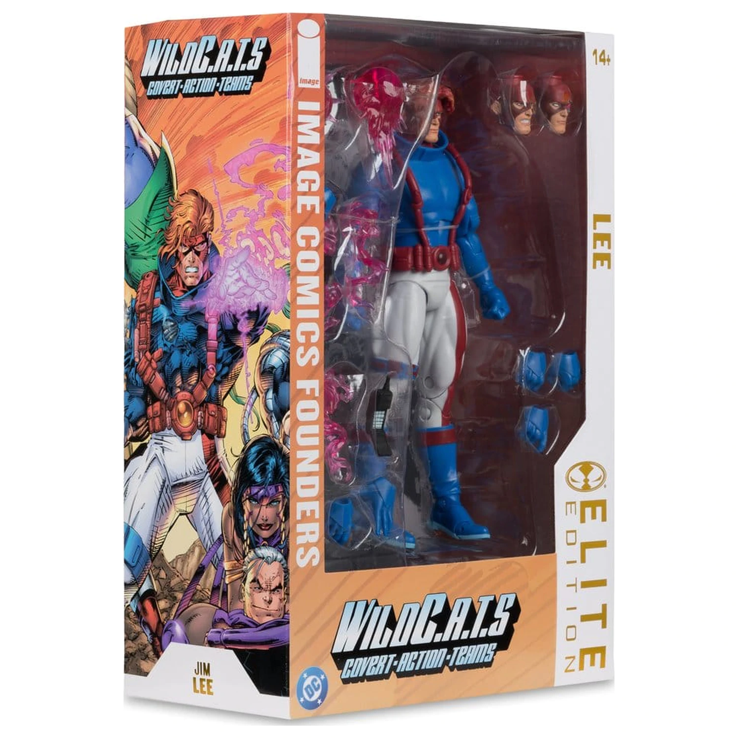 WildC.A.T.S Elite Edition Image Comic Founders Series Deluxe Action Figure Spartan 19 cm product photo