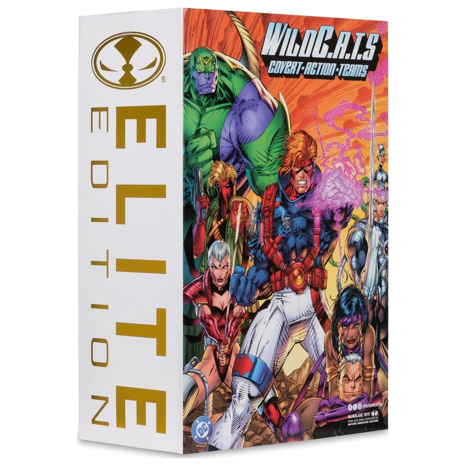 WildC.A.T.S Elite Edition Image Comic Founders Series Deluxe Action Figure Spartan 19 cm product photo