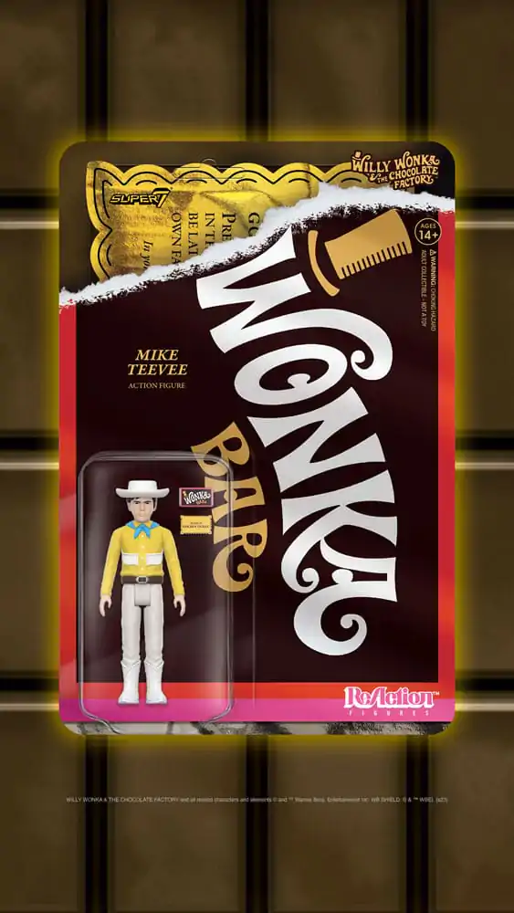 Willy Wonka &amp; the Chocolate Factory (1971) ReAction Action Figure Mike Teevee Wave 01 10 cm product photo