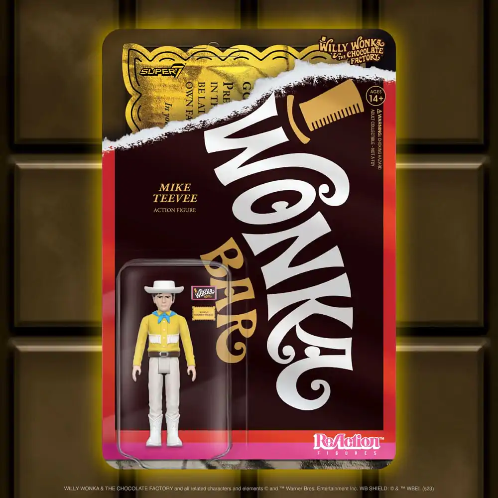 Willy Wonka &amp; the Chocolate Factory (1971) ReAction Action Figure Mike Teevee Wave 01 10 cm product photo
