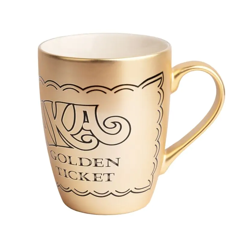 Willy Wonka Golden Ticket mug 350ml product photo