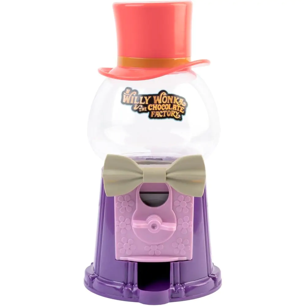 Willy Wonka chewing gum ball vending machine product photo