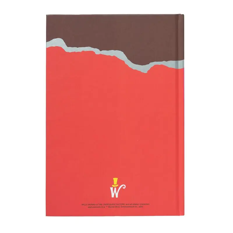Willy Wonka Wonka Bar A5 premium notebook product photo