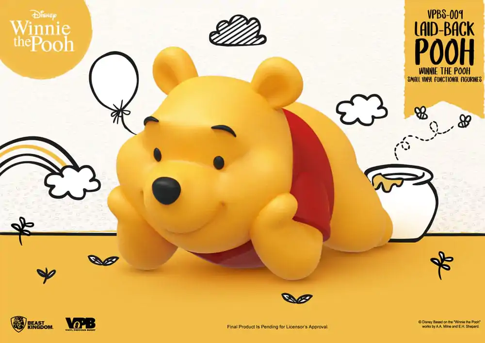 Winnie The Pooh Small Vinyl Bank laid-back Winnie 17 cm product photo