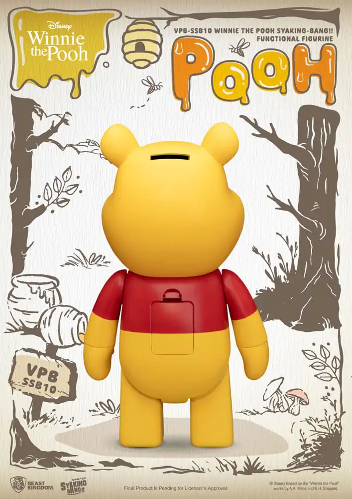 Winnie the Pooh Syaking Bang action figure piggy bank Winnie the Pooh 31 cm product photo