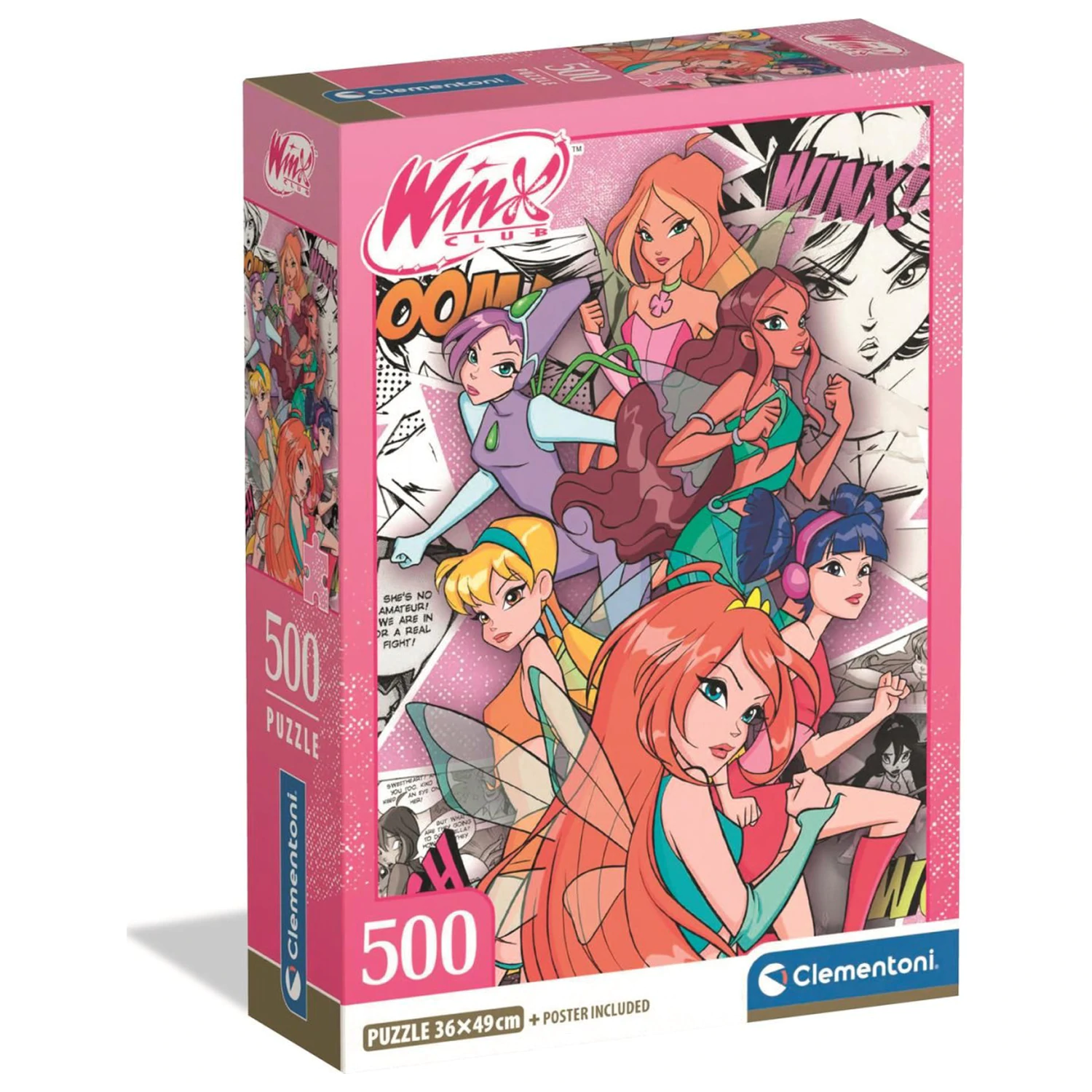 Winx Club Comic 500-Piece Compact Jigsaw Puzzle product photo