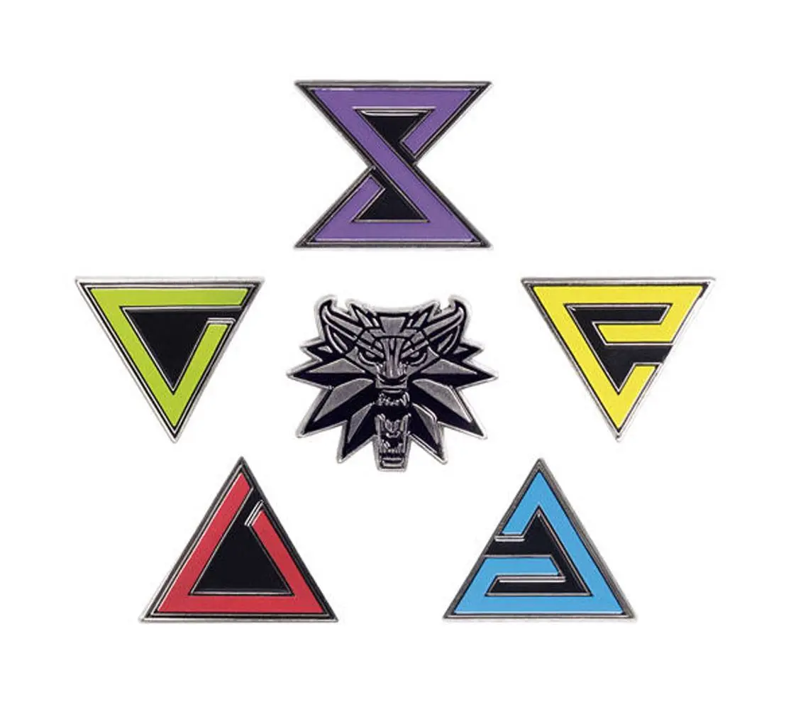 Witcher 3 Wild Hunt Pin Badges 6-Pack product photo