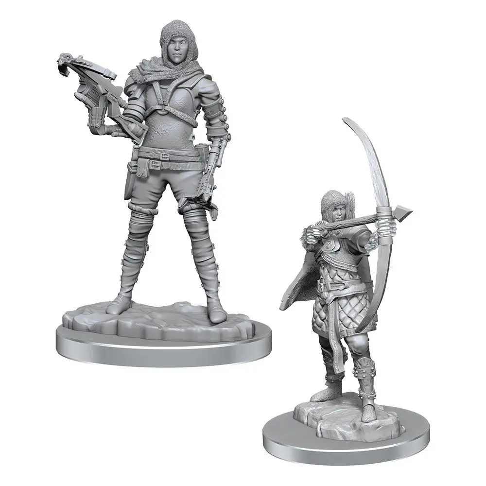 WizKids Deep Cuts Miniatures Unpainted Miniatures 2-Pack Human Rogue termékfotó