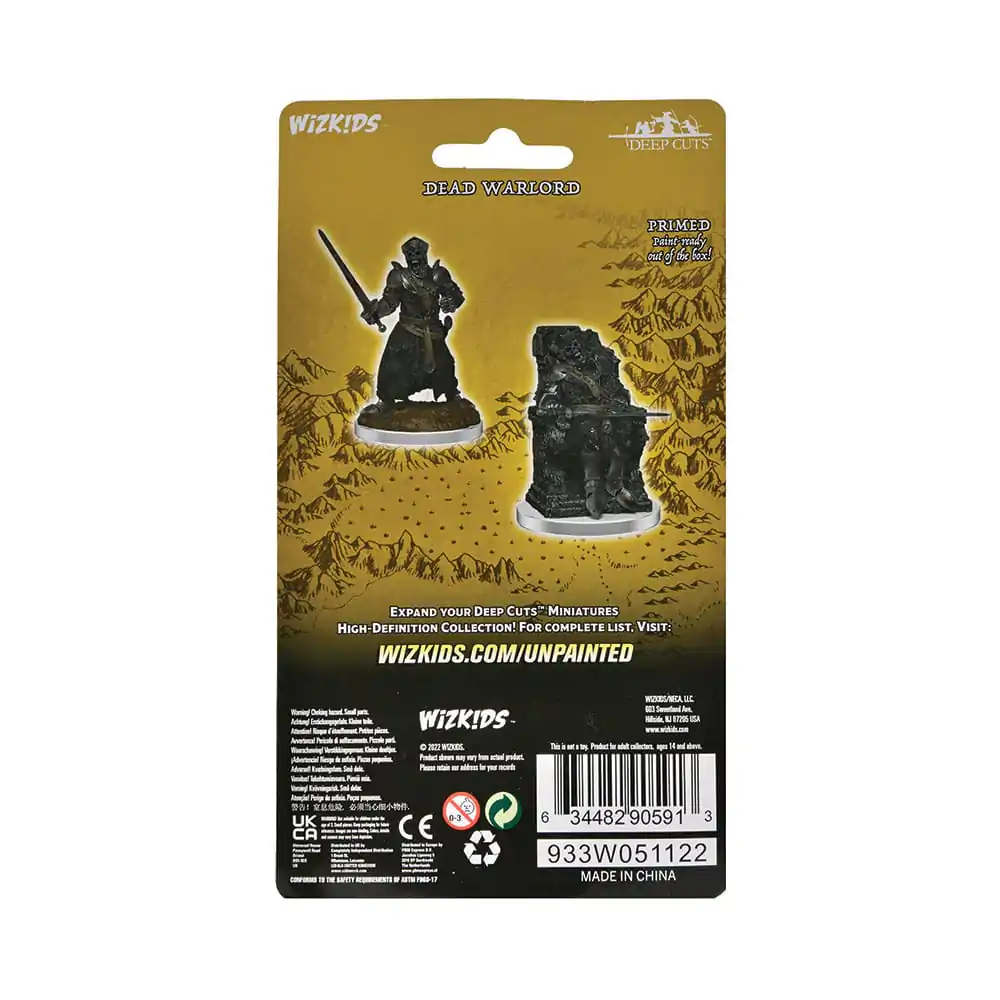 WizKids Deep Cuts Miniatures Unpainted Miniatures 2-Pack Dead Warlord product photo