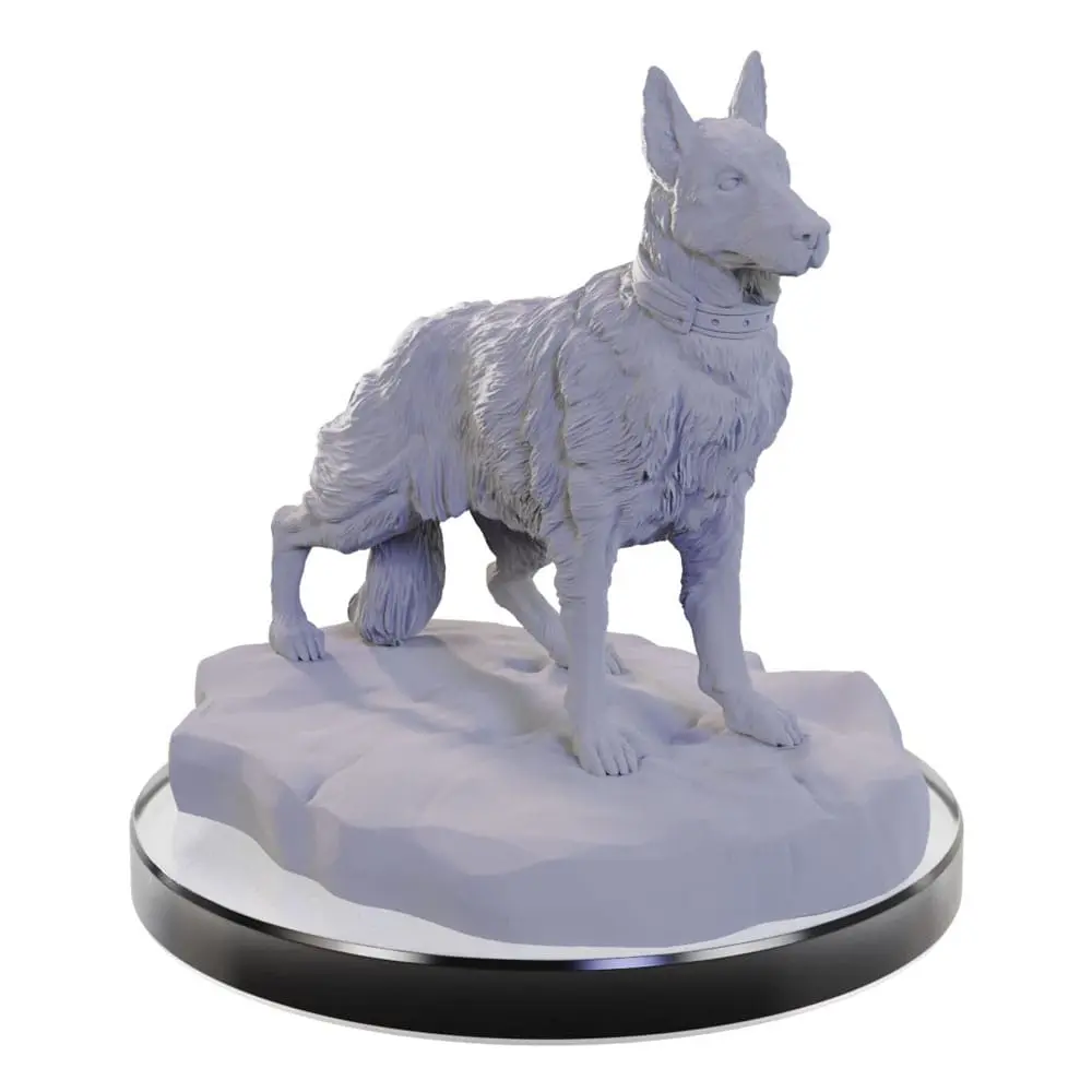 WizKids Deep Cuts Miniatures Unpainted Miniatures 3-Pack Dog Companions product photo