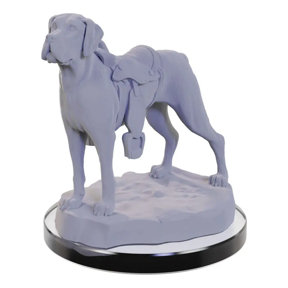 WizKids Deep Cuts Miniatures Unpainted Miniatures 3-Pack Dog Companions product photo