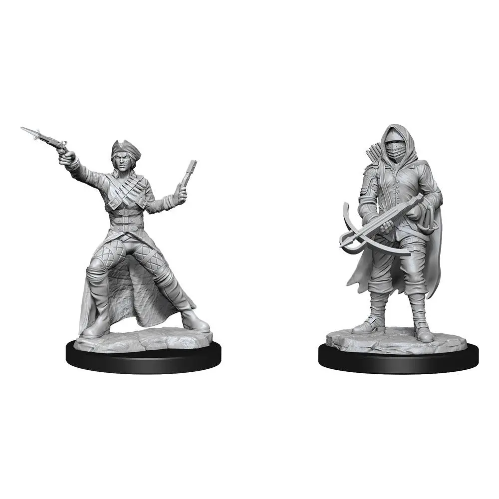WizKids Deep Cuts Unpainted Miniature Bounty Hunter &amp; Outlaw Case (2) product photo