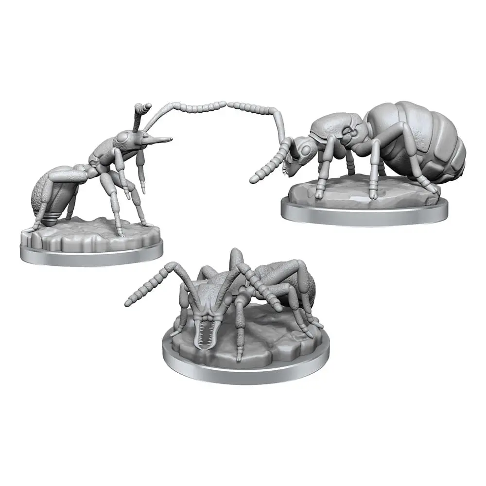 WizKids Deep Cuts Unpainted Miniatures 3-Pack Giant Ants product photo