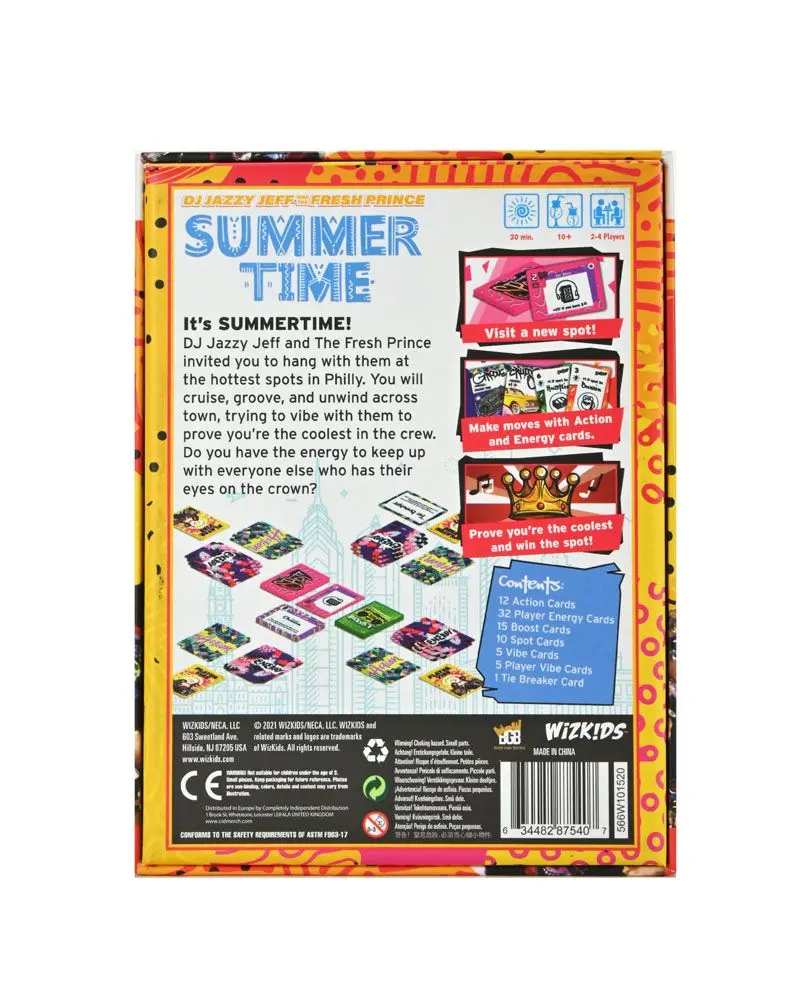 WizKids Card Game DJ Jazzy Jeff and the Fresh Prince: Summertime english product photo