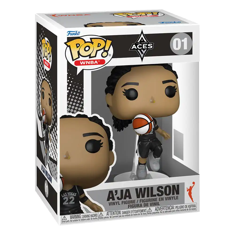 WNBA Funko POP! Vinyl Figure Las Vegas Aces: A&#039;ja Wilson 9 cm product photo