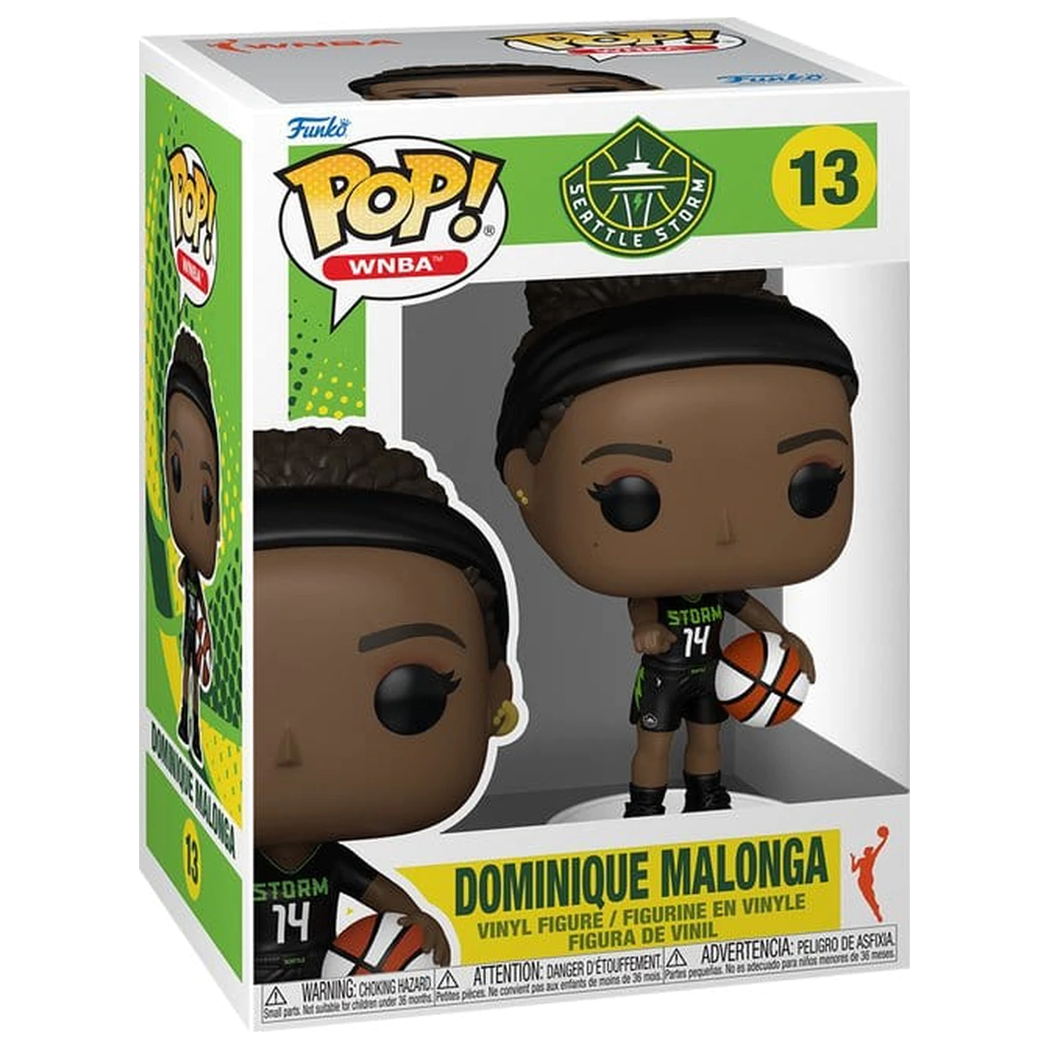 WNBA Legends Funko POP! Sports Vinyl Figure Seattle Storm - Dominique Malonga 9 cm product photo