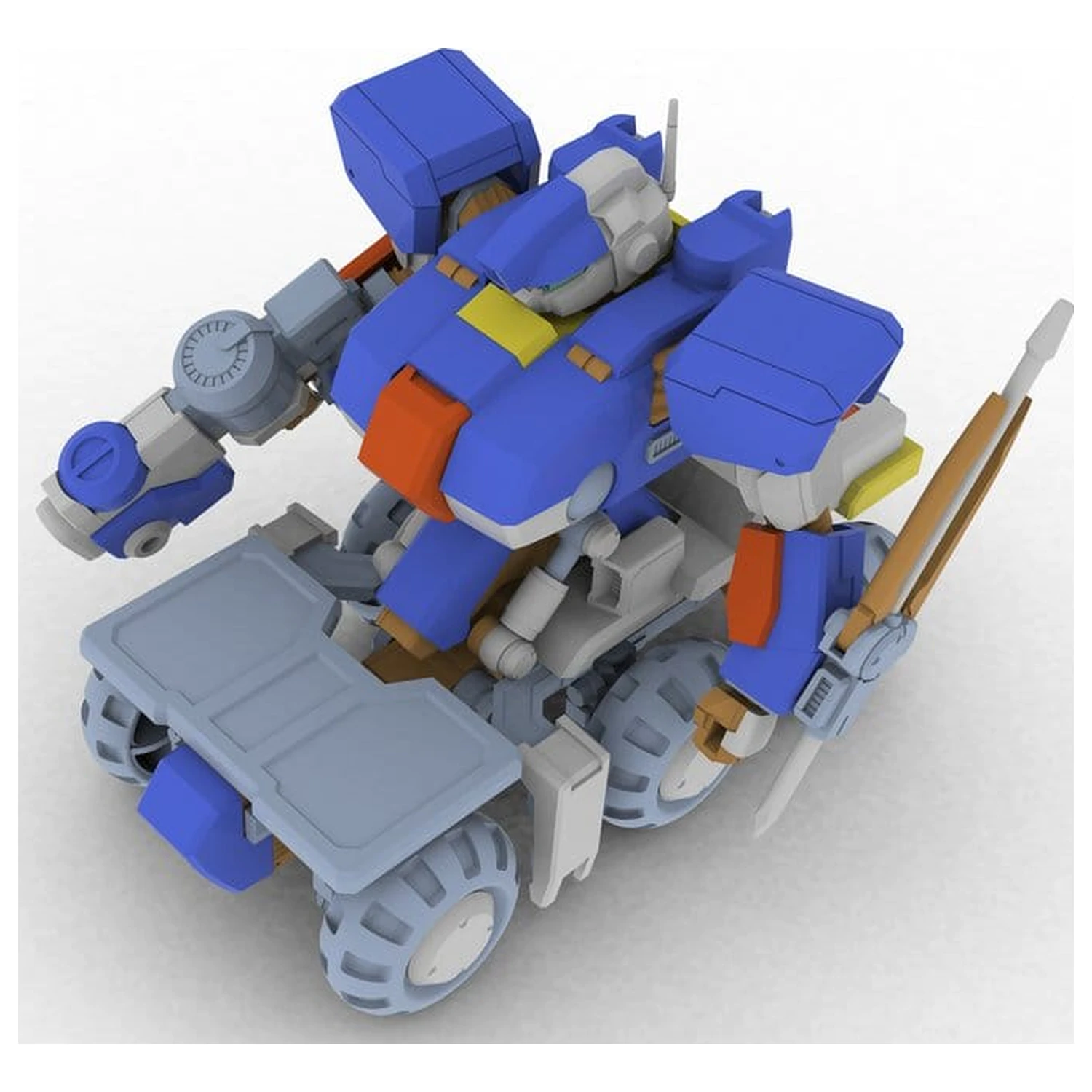 Wolf Fang Sky Fang 2001 Plastic Model Kit TYPE04 Shinryu 10 cm product photo