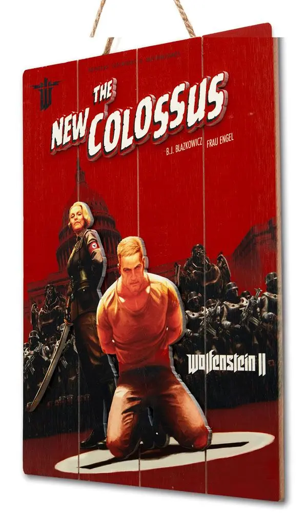 Wolfenstein WoodArts 3D Wooden Wall Art The New Colossus 30 x 40 cm product photo