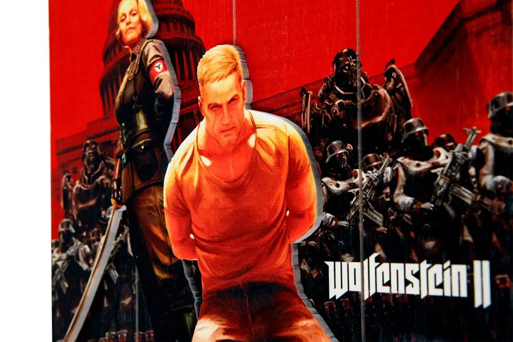 Wolfenstein WoodArts 3D Wooden Wall Art The New Colossus 30 x 40 cm product photo