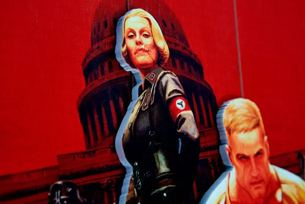 Wolfenstein WoodArts 3D Wooden Wall Art The New Colossus 30 x 40 cm product photo