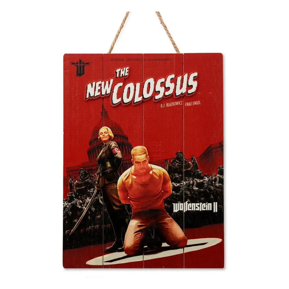 Wolfenstein WoodArts 3D Wooden Wall Art The New Colossus 30 x 40 cm product photo