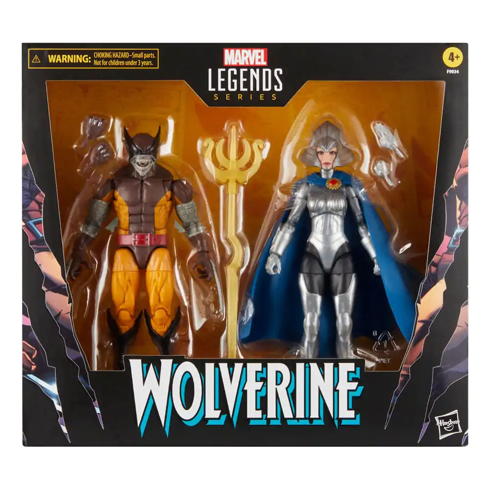 Wolverine 50th Anniversary Marvel Legends Action Figure 2-Pack Wolverine & Lilandra Neramani 15 cm termékfotó