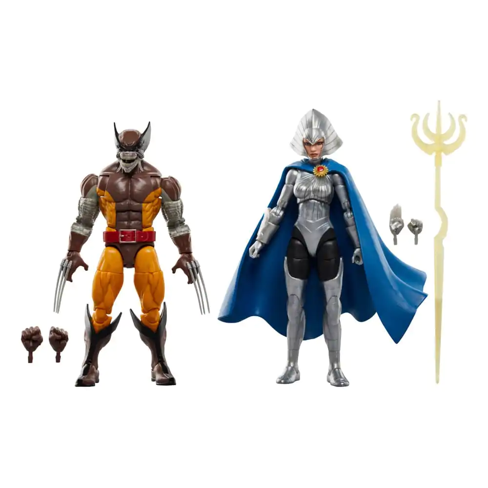 Wolverine 50th Anniversary Marvel Legends Action Figure 2-Pack Wolverine & Lilandra Neramani 15 cm termékfotó