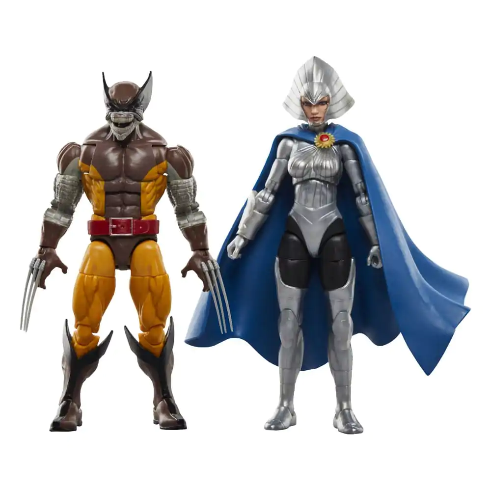 Wolverine 50th Anniversary Marvel Legends Action Figure 2-Pack Wolverine & Lilandra Neramani 15 cm termékfotó