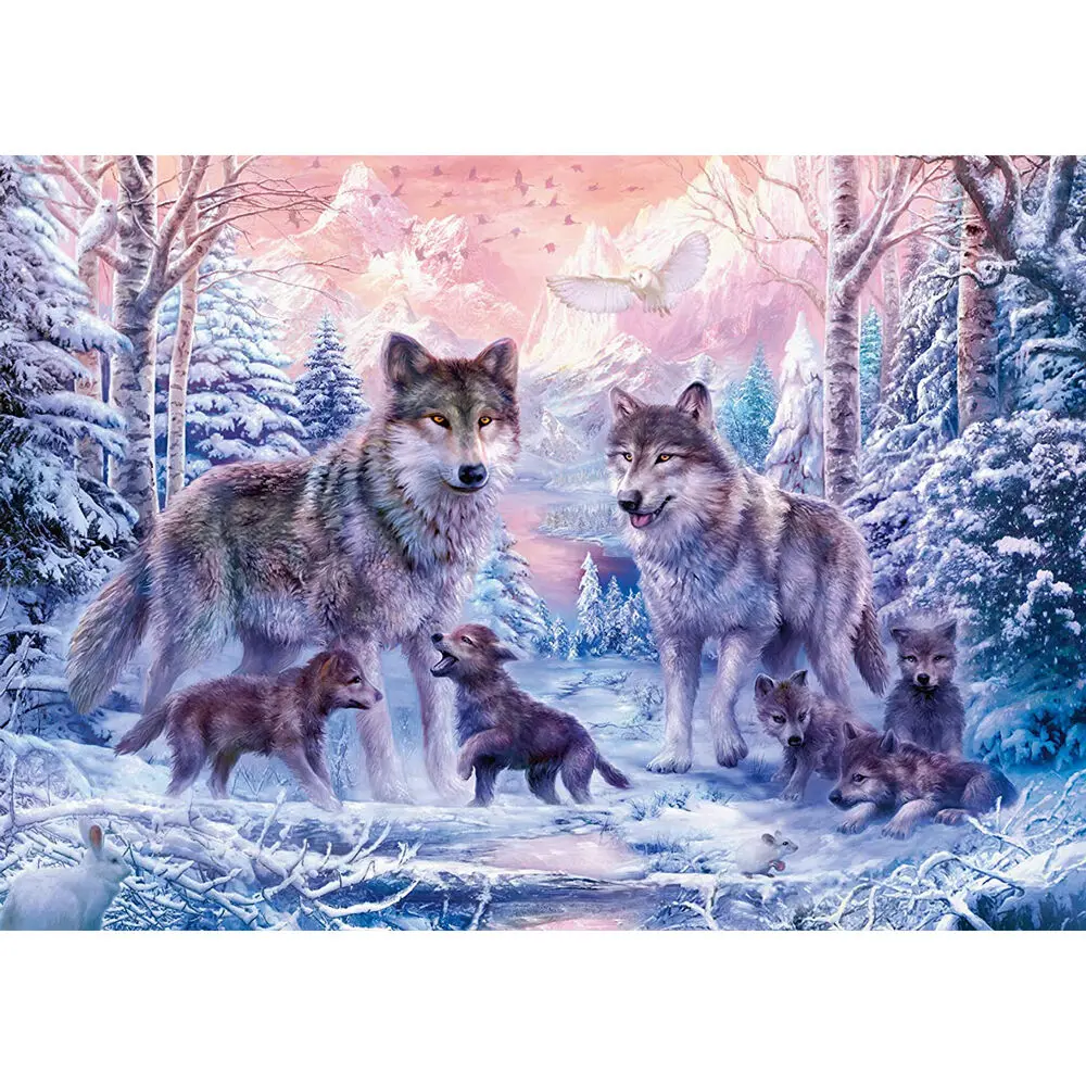 Wolves puzzle 1000pcs product photo