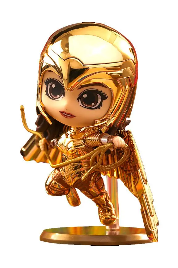 Wonder Woman 1984 Cosbaby (S) Mini Figure Golden Armor Wonder Woman (Metallic Gold Version) 10 cm termékfotó