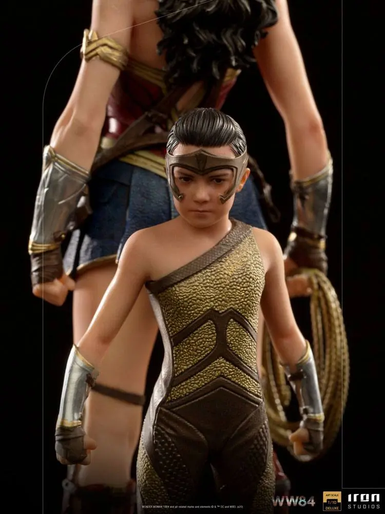 Wonder Woman 1984 Deluxe Art Scale Statue 1/10 Wonder Woman &amp; Young Diana 20 cm product photo
