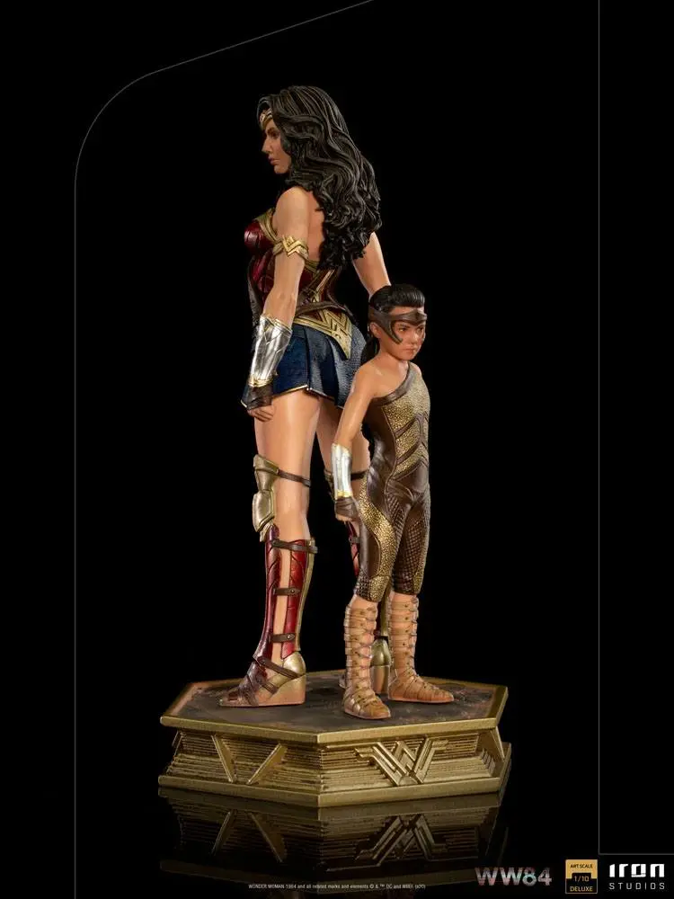 Wonder Woman 1984 Deluxe Art Scale Statue 1/10 Wonder Woman &amp; Young Diana 20 cm product photo