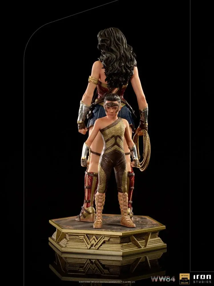 Wonder Woman 1984 Deluxe Art Scale Statue 1/10 Wonder Woman &amp; Young Diana 20 cm product photo