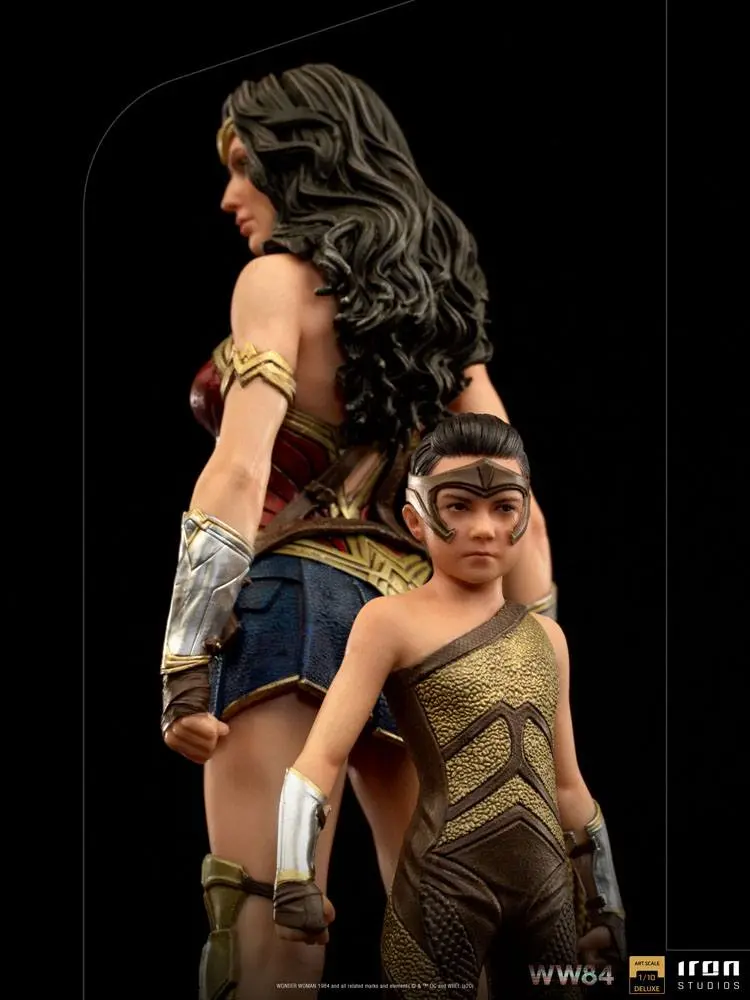 Wonder Woman 1984 Deluxe Art Scale Statue 1/10 Wonder Woman &amp; Young Diana 20 cm product photo