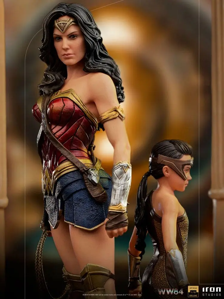 Wonder Woman 1984 Deluxe Art Scale Statue 1/10 Wonder Woman &amp; Young Diana 20 cm product photo