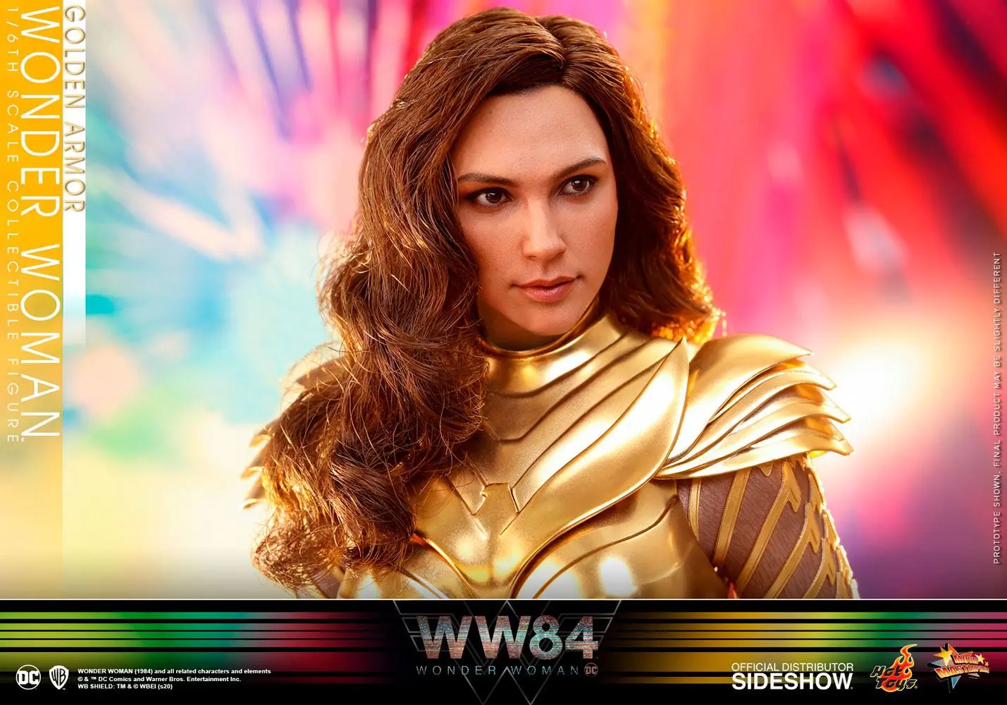 Wonder Woman 1984 Movie Masterpiece Action Figure 1/6 Golden Armor Wonder Woman 30 cm product photo