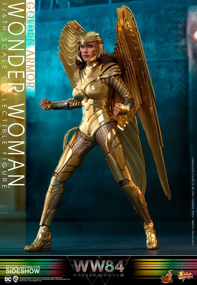 Wonder Woman 1984 Movie Masterpiece Action Figure 1/6 Golden Armor Wonder Woman 30 cm product photo