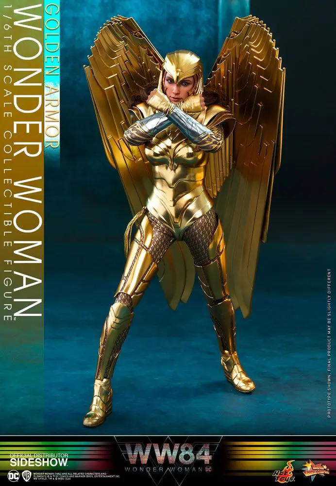 Wonder Woman 1984 Movie Masterpiece Action Figure 1/6 Golden Armor Wonder Woman 30 cm product photo