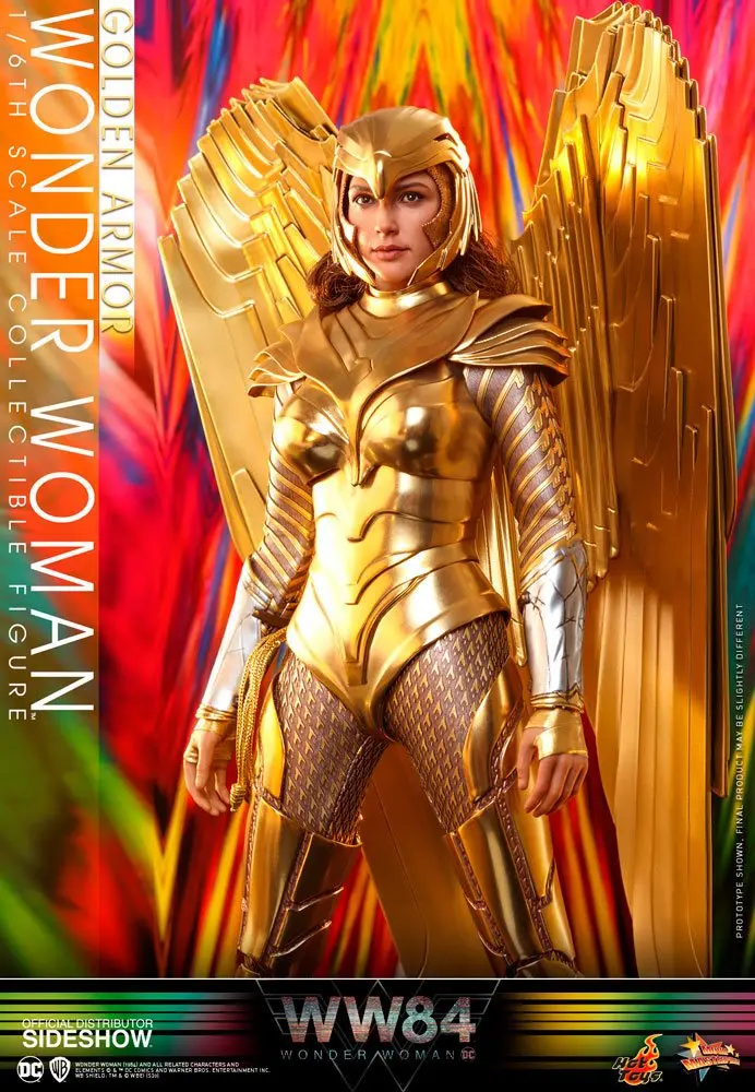 Wonder Woman 1984 Movie Masterpiece Action Figure 1/6 Golden Armor Wonder Woman 30 cm product photo