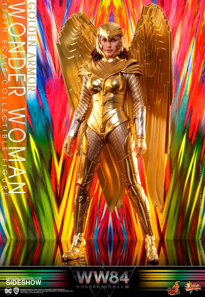 Wonder Woman 1984 Movie Masterpiece Action Figure 1/6 Golden Armor Wonder Woman 30 cm product photo