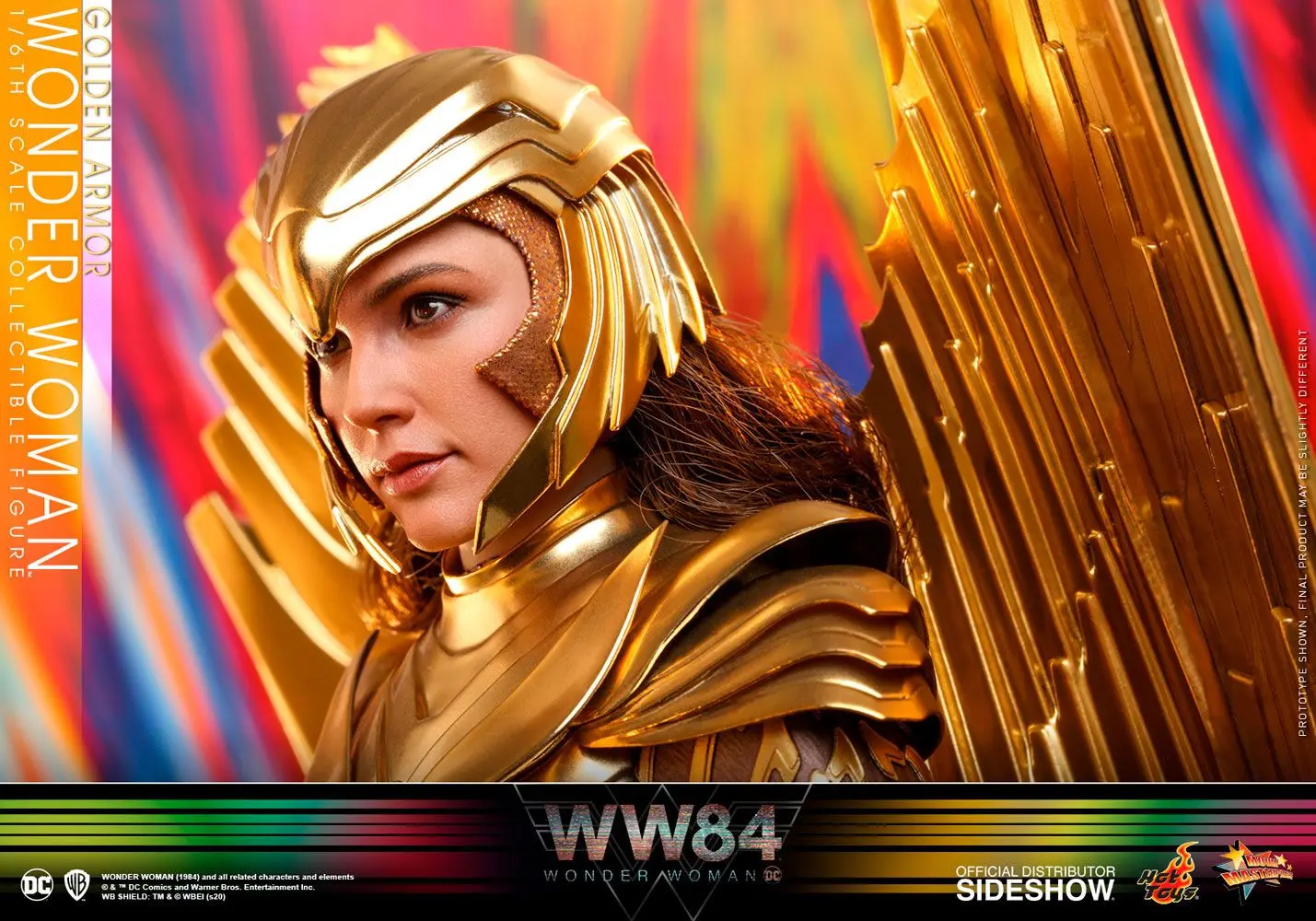 Wonder Woman 1984 Movie Masterpiece Action Figure 1/6 Golden Armor Wonder Woman 30 cm product photo