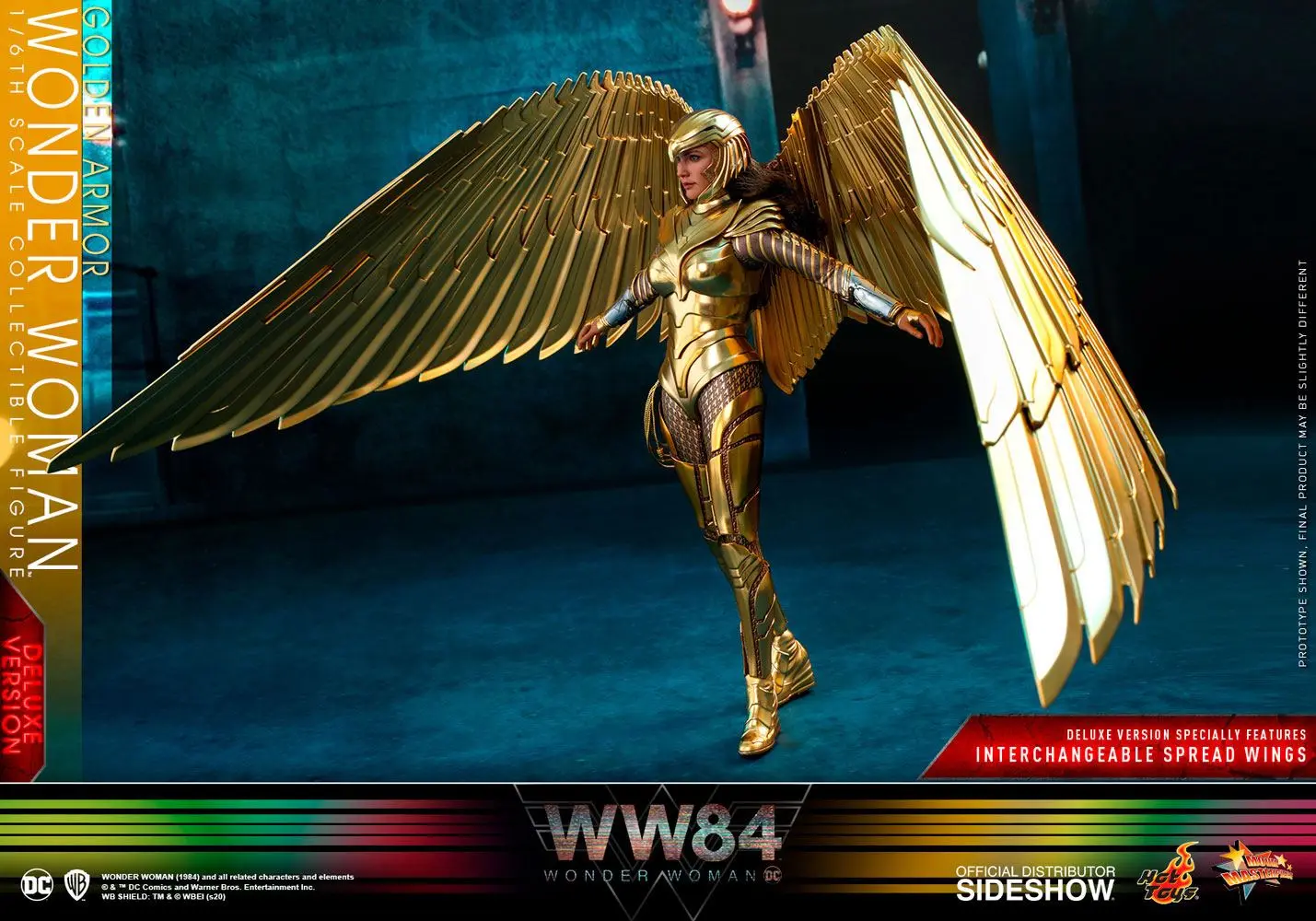 Wonder Woman 1984 Movie Masterpiece Action Figure 1/6 Golden Armor Wonder Woman (Deluxe) 30 cm product photo