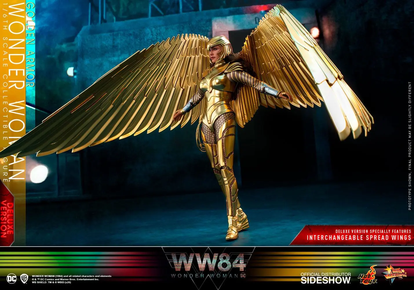 Wonder Woman 1984 Movie Masterpiece Action Figure 1/6 Golden Armor Wonder Woman (Deluxe) 30 cm product photo