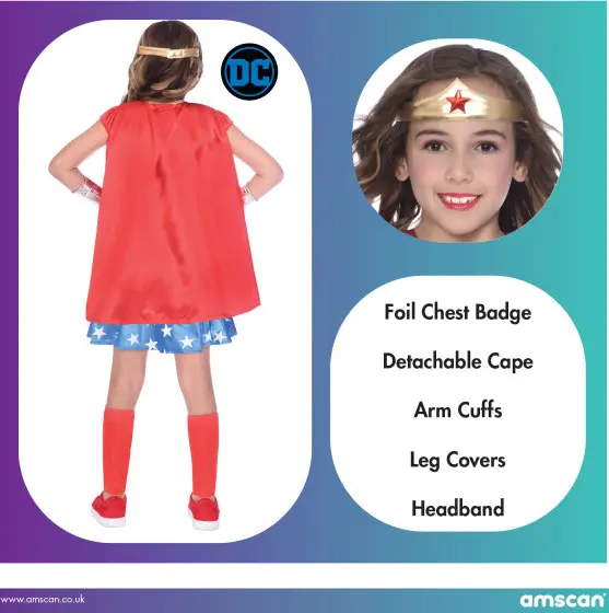 Wonder Woman costume 3-4 years product photo