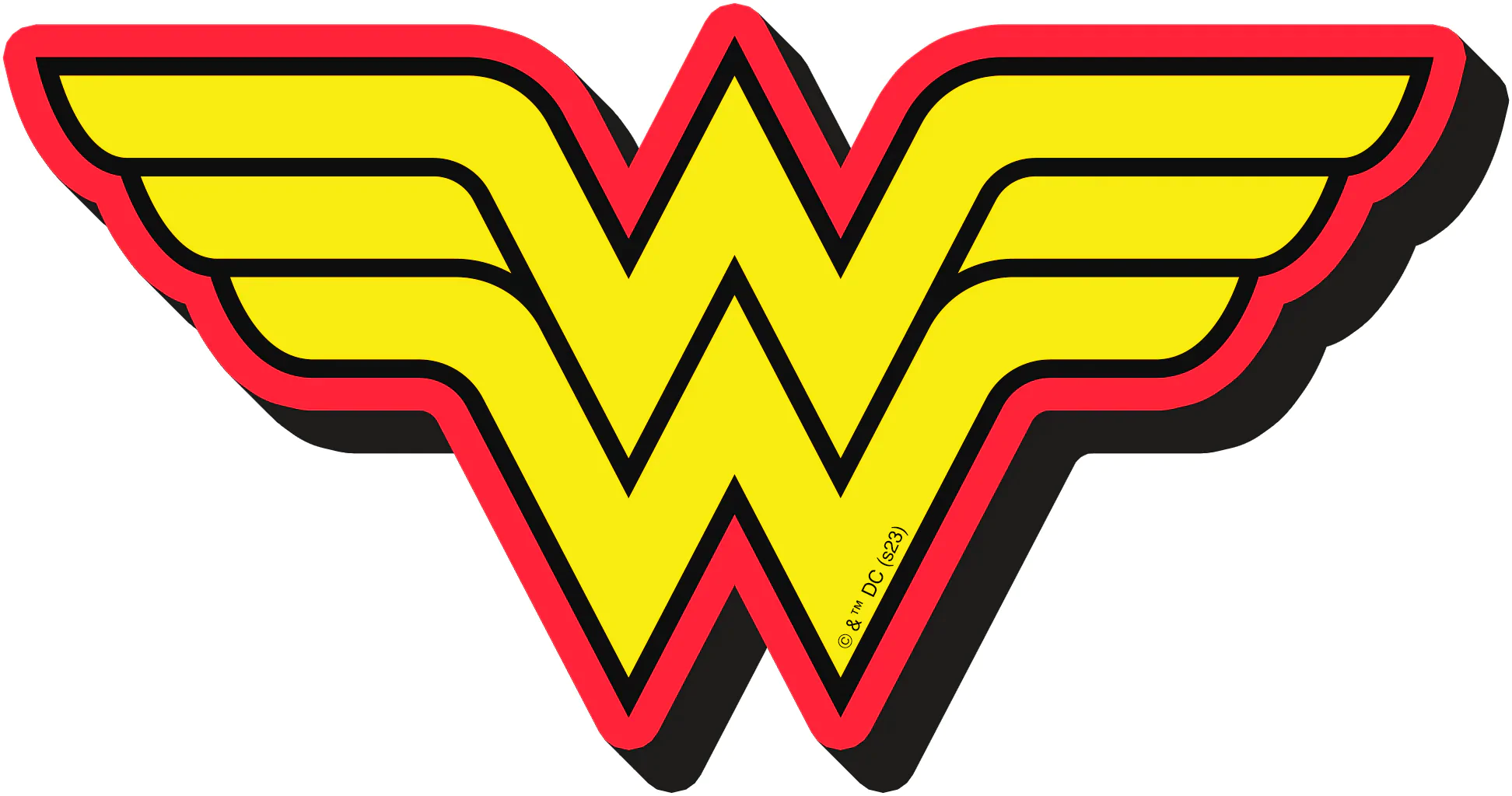 WONDER WOMAN Logo Chunky Magnet termékfotó